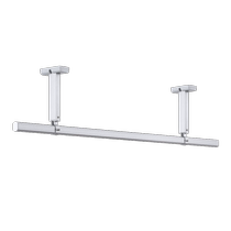 Clothes rack fixed rod aluminum alloy clothes hanging indoor home balcony clothes drying rod a wall top-mounted clothes drying rod