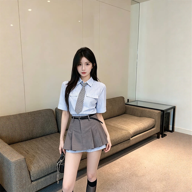 Disney Universal Studios Park American-Style British Academy Style Outfit Jk Uniform Set Princess Dress Adult Summer