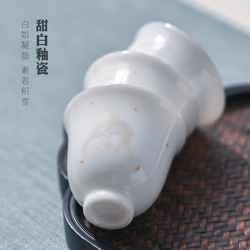 The Escape this hall sample tea cup jingdezhen ceramic single master kung fu tea cups of noggin single cup suit fragrance - smelling cup