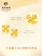 Cai Bai Jewelry Pure Gold Earrings Gold Filigree Wrapped Personalized Cross Stud Earrings for Women Gift