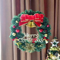 Christmas decorations Christmas Garland door hanging ornaments gift rattan home Christmas tree circle New year scene layout