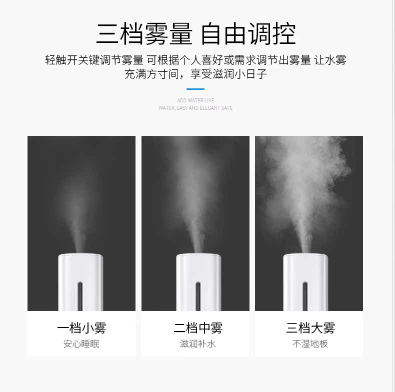 máy phun sương sóng siêu âm Máy hút ẩm loại sàn nhà phòng ngủ im lặng 9L công suất lớn văn phòng bà bầu máy lạnh cho bé - Máy giữ ẩm hướng dẫn sử dụng máy phun sương tạo ẩm