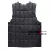 Áo vest nam trung niên cotton mùa đông áo vest cotton vest cha mặc áo vest nam dày mùa đông xuống lông bông áo ba lỗ gym Áo vest cotton