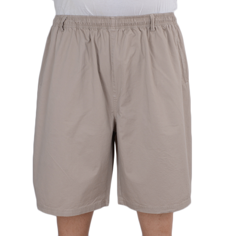 Đặc biệt hàng ngày mùa hè quần short cotton kích thước lớn Nam béo 5 điểm Quần cotton sâu Túi quần Zipper quần áo thời trang