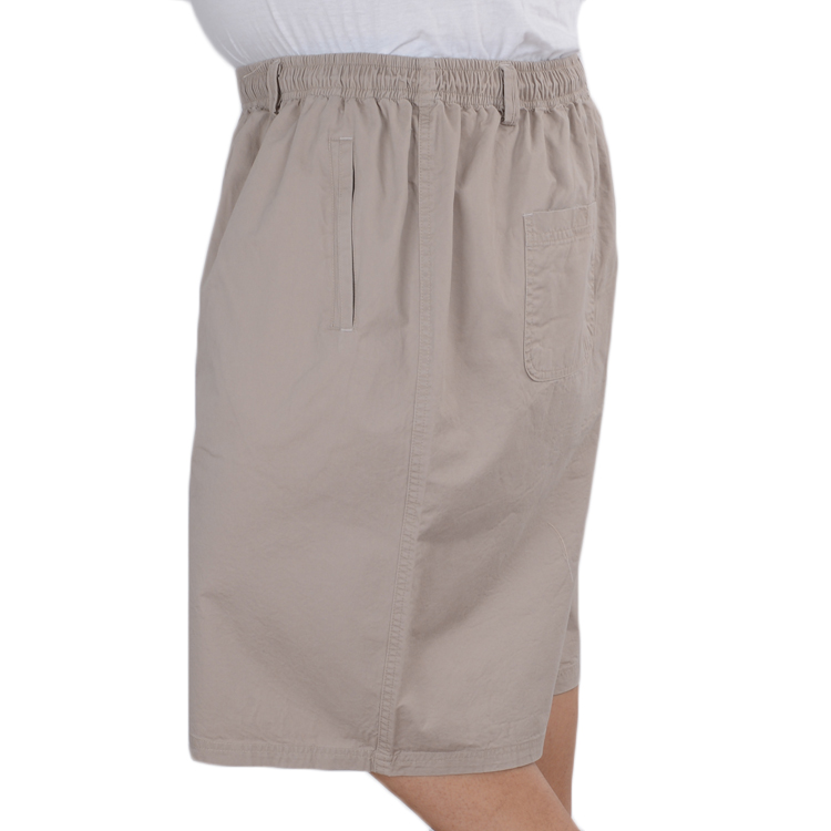 Đặc biệt hàng ngày mùa hè quần short cotton kích thước lớn Nam béo 5 điểm Quần cotton sâu Túi quần Zipper quần áo thời trang