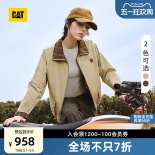 CAT Carter's весна новая женская ретро фланелевая клетчатая подкладка Harrington куртка, в стиле ТЦ