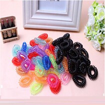 Electric Coil Hairband Korea Small Transparent Telephone Line Hair Rope Hair Eatles Headline Yiwu Stalls Ornaments
