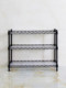 Home kitchen 3-story small shelf microwave oven sorting rack vegetables fruits and melons seasoning bowls and plates storage countertop rack