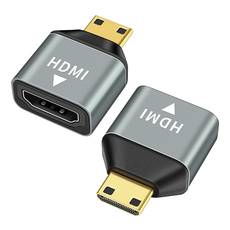 Кабель HDMI 迷你minihdmi转hdmi母头高清线1.4转换器投屏笔记本单反相机电脑显卡电视显示器转接头ps4尼康佳能dv摄像机