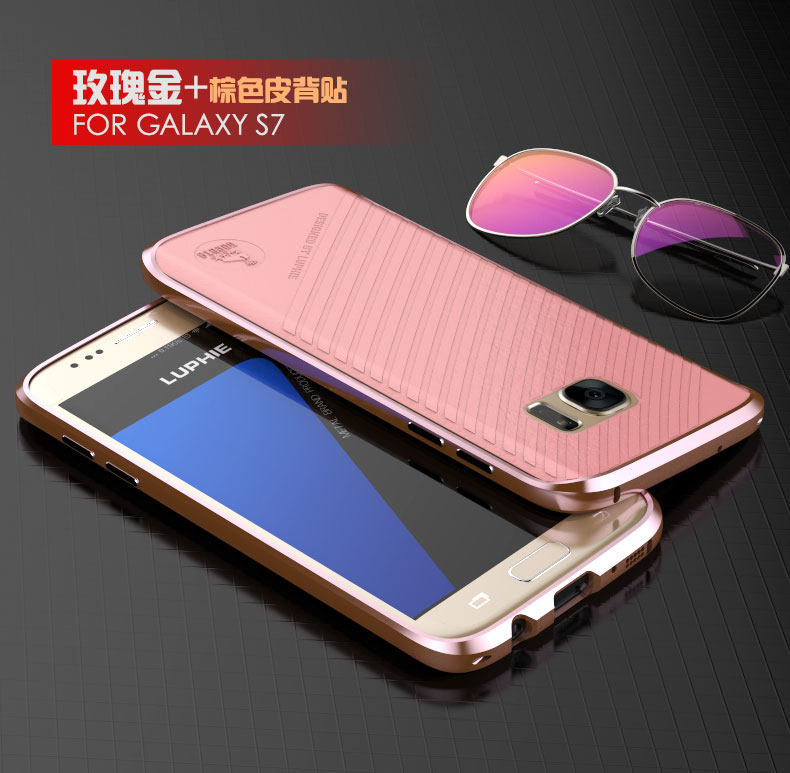 Luphie Blade Sword Slim Light Aluminum Bumper Metal Shell Case for Samsung Galaxy S7 G9300