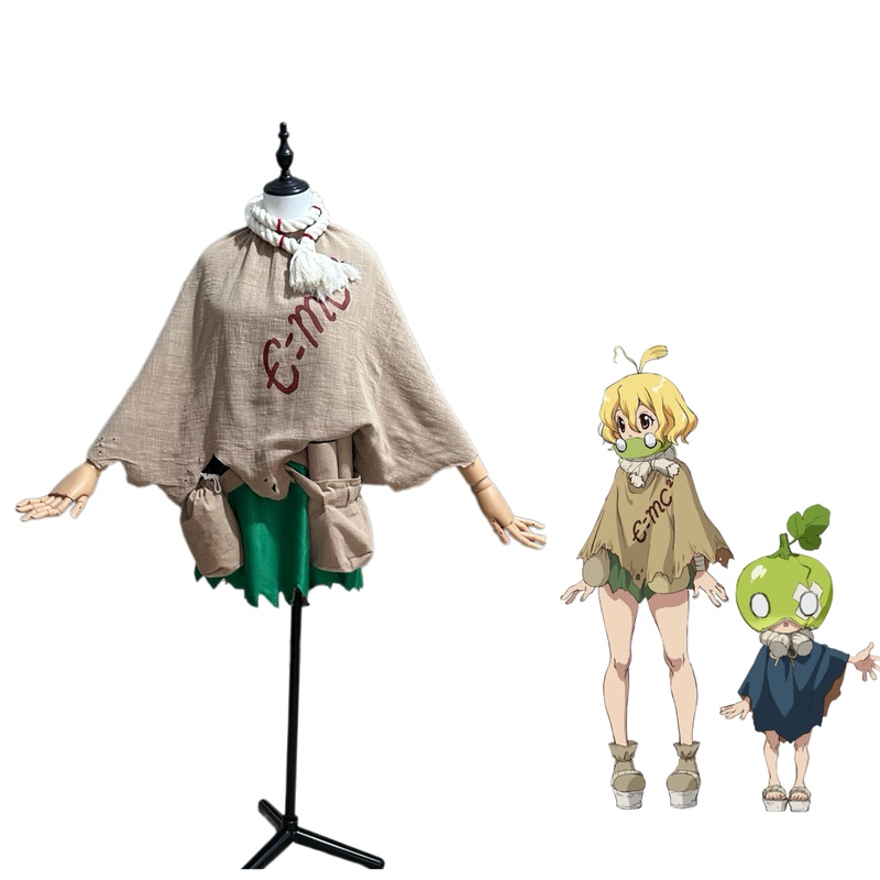 Anime Cloak Costume from the Stone Age Drcosstone Watermelon Cape Anime Cloak Costume from the Stone Age Drcosstone Watermelon Cape