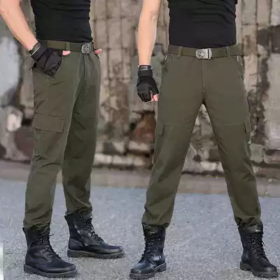 Firewire base military green overalls men's spring and autumn outdoor sports loose large size mountaineering pants cotton casual military fan pants