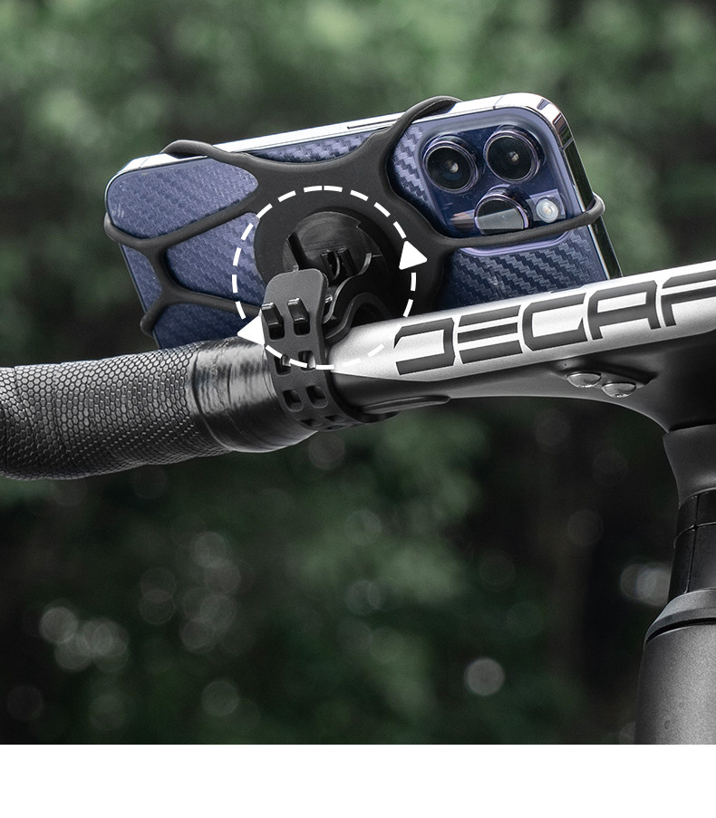 1 Stück Phoenix 35 g leichter Silikon-Fahrrad-Telefonhalter 360 ° Rotation – Detail 8