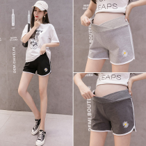 Maternity shorts womens summer thin outer wear 2021 summer clothes loose fashion casual sports safety pants summer tide mom