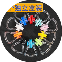 5 swimming nose clips for children unisex beginners silicone nose clips for adults professional bathing non-slip and anti-choking