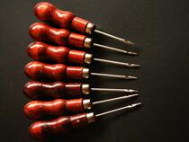 Gourd-shaped hook awl straight awl wooden drill wooden handle awl positioning drill shoe drill chasing child