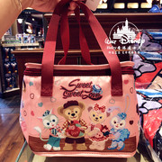 hộp cơm cắm điện giữ nhiệt Hồng Kông Disney Duffy Bear Ba lê Thỏ Shirley Rose Cookie Phim hoạt hình Túi cách nhiệt Túi lưu trữ Túi ăn trưa Túi - Hộp cơm điện sưởi ấm 	hộp cơm điện inox 2 tầng