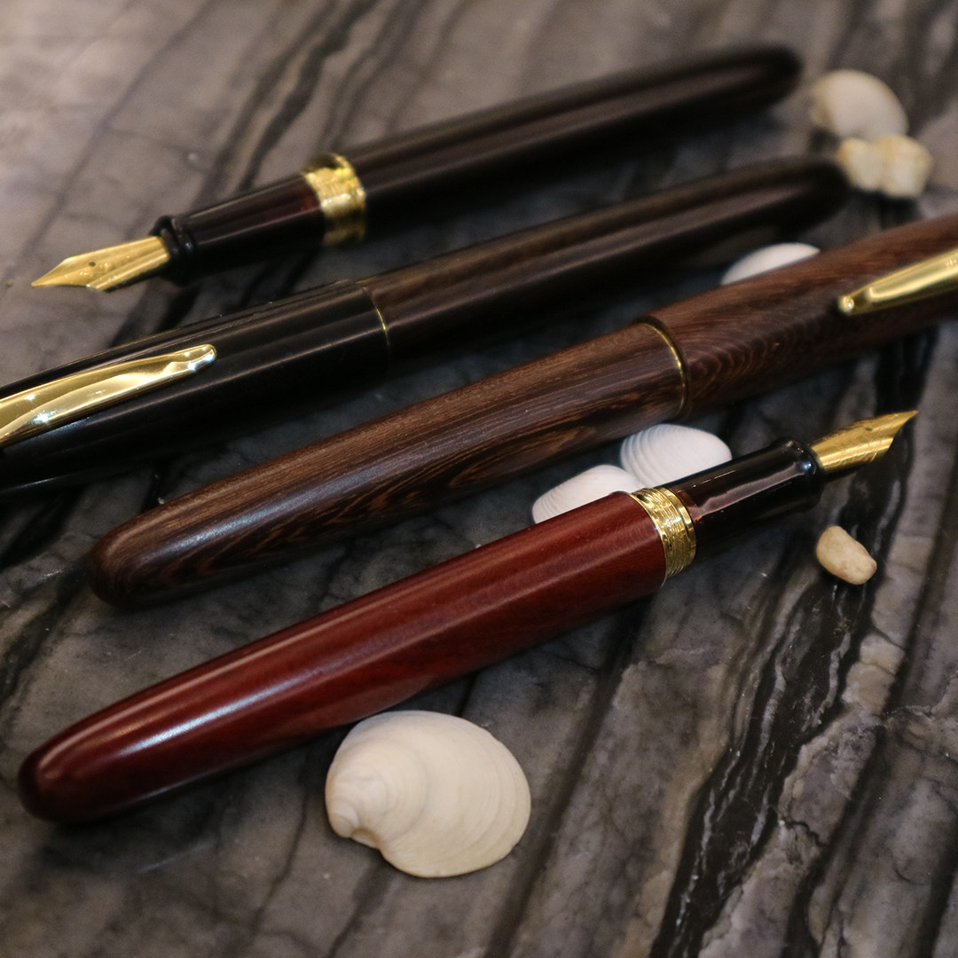 (Driver pen shop)Shangmai handmade wooden solid carpenter heart pen Kui series vintage wood sandalwood gift pack