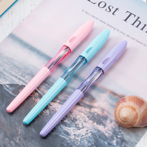 (Driver pen shop) Shark streamlined neutral pen black waterproof non-bleeding paper close to the oil pen is happy