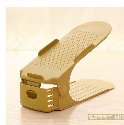 10 packs of simple household double-layer thickened adjustable storage shoe rack integrated shoe bracket shoe storage artifact