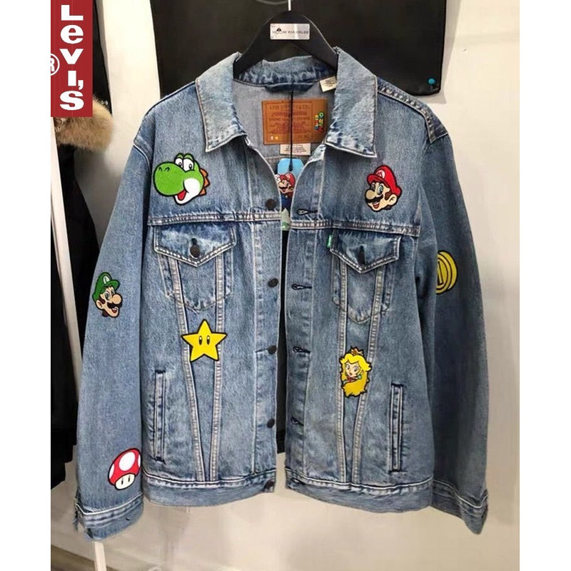 Levi's Genuine Product, Li Xian's Same Style Casual Lapel Jacket, Pure Cotton Denim Jacket for Men 77380-0016