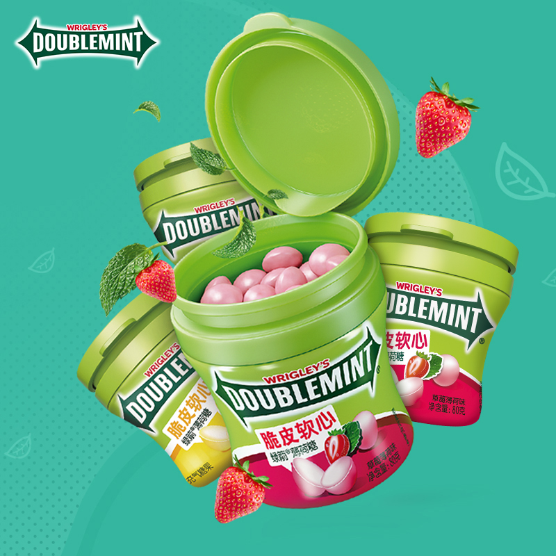 绿箭 脆皮软心薄荷糖 80g*4瓶 天猫优惠券折后¥29.9包邮(¥35.9-6)多味可选 绿箭 脆皮软心薄荷糖 80g*4瓶 天猫优惠券折后¥29.9包邮(¥35.9-6)多味可选