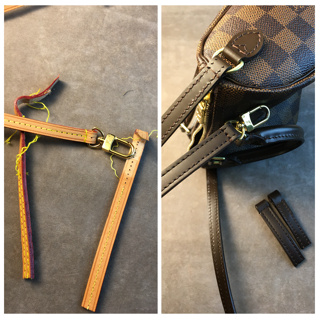 Change short Monita bag with lv shoulder strap accessories Bandwidth Nano speedy25 Discolored Genuine Leather Woman Bag Inclined Cross Cuddle Bag
