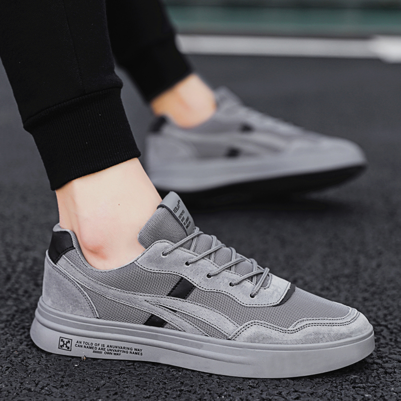 2022 new summer men's shoes mesh deodorant shoes men's Korean fashion Joker sports casual shoes tide shoes