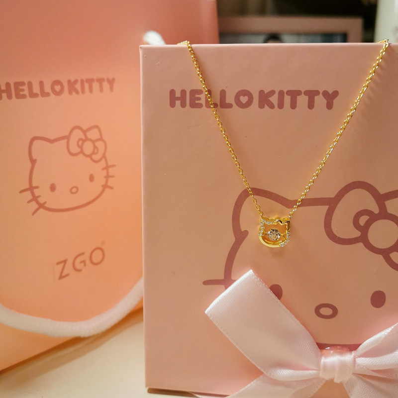 正港ZGOx三丽鸥HelloKitty项链高级感小众520生日礼物送女生女友