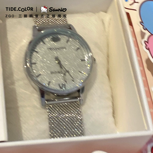 正港 Hello Kitty, часы, легкий роскошный стиль, женский стиль, подарок на день рождения