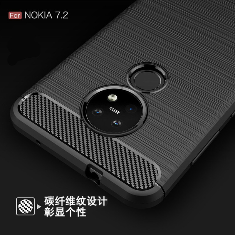 Suitable for Nokia 7.2 Brushed C110 Silicone Case, Nokia C30 Full Coverage 4.2 Soft Case, 6.2 Phone Case, C21Pro Protective Cover, C22 Shell, C21Plus Unisex Model, C300 Simple C200