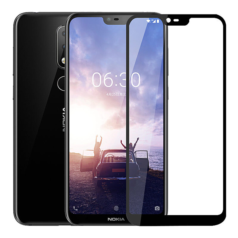 toàn màn hình phủ sóng độ nét cao bộ phim điện thoại di động Jane Charm Nokia phim thép X6 NOKIA TA-1099 Nokia 6.1plus kính bảo vệ bộ phim phim TA-1103 - Phụ kiện điện thoại di động ốp lưng sony xperia