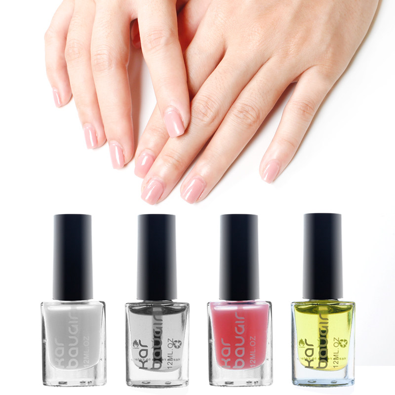 Protective nail bottom oil transparent sealing layer oilproof natural waterproof die leather not off color quick dry nutraceutical oil soft nude color portable