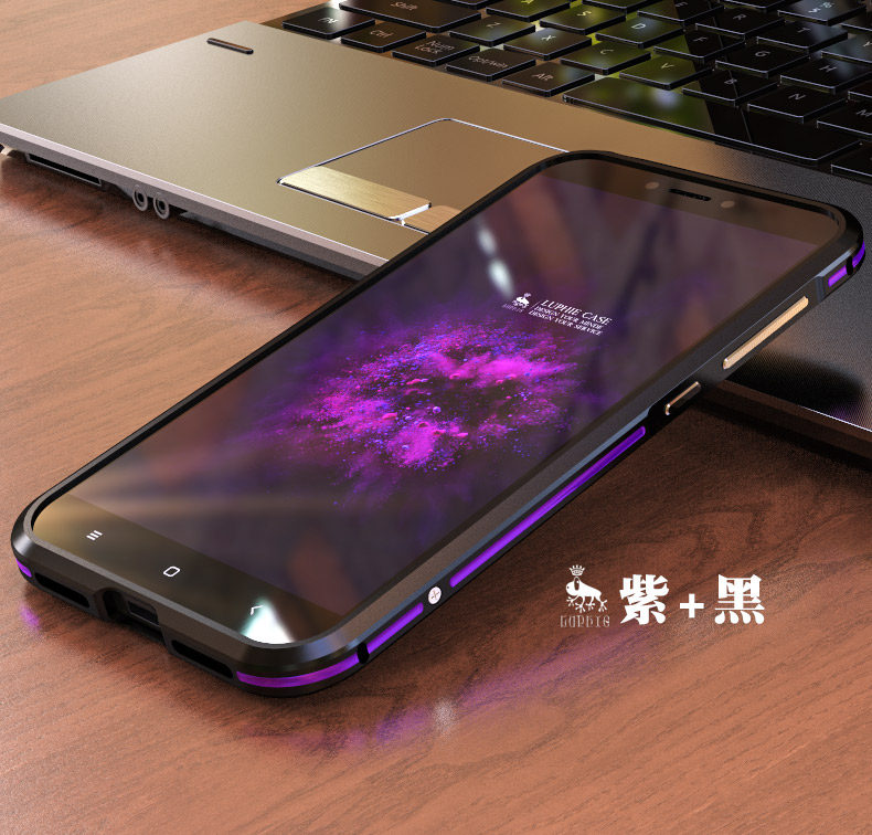 Luphie Bicolor Blade Sword Slim Light Aluminum Bumper Metal Shell Case for Xiaomi Redmi 4X