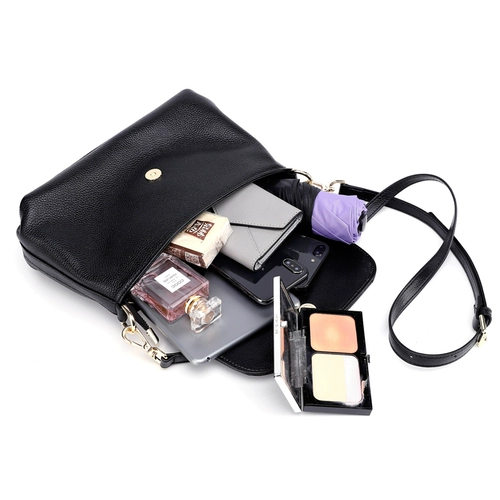 Сумка через плечо, модная универсальная кожаная небольшая сумка, ремешок для сумки на одно плечо, из натуральной кожи, коллекция 2022, воловья кожа