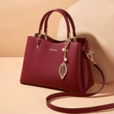 Сумка через плечо, красные свадебные туфли, барсетка, из натуральной кожи