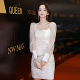 Белое элитное вечернее платье, подходит для подростков