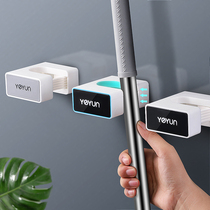 Mop-hook hanging rack free of punching wall-mounted toilet mop containing frame viscose powerful fixing buckle sweep grip