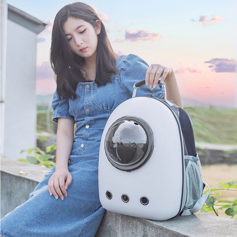 Cat bag going out portable summer breathable backpack cat bag backpack space capsule bag cat take-away pet supplies