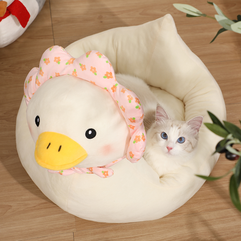 Cat litter, cat bed, kitten, warm in winter, dog, cute kennel, cat, sleeping in winter, teddy mat, pet supplies