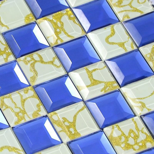 Тантра бесшовные зеркальные плитки 5 сторон дракона рисунок кристаллический стеклянный мозаичный телевизор Фоновый батончик крыльца крыльца