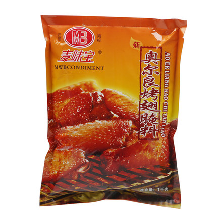 New Orleans Grilled Wing Marinade McVex Bao 1kg Grilled Chicken BBQ Grilled Meat Marinade Seasoning Pack Fried Chicken Tianjin
