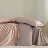 Двусторонний летний шелковый комплект, кровать, простыня, пододеяльник, покрывало, 100 шт, 4 предмета