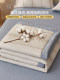 Long-Staple Cotton Jacquard All-Cotton Summer Quilt Set, Four-Piece Cotton Air-Conditioning Quilt, 100% Pure Cotton, Machine Washable Thin Quilt
