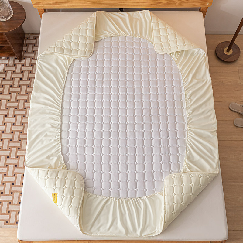 Стеганый наматрасник из соевого волокна с полным покрытием, новинка 2024 года