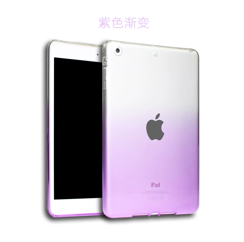 2019 mới iPad air2 bảo vệ 3 vỏ Apple 5 Tablet PC 6 silicone Pro9.7 inch 2018 vỏ mềm mỏng 1 vỏ siêu mỏng sáng tạo a1893 bao gồm tất cả vỏ màu đỏ chống vỡ vỏ silicon - Phụ kiện máy tính bảng