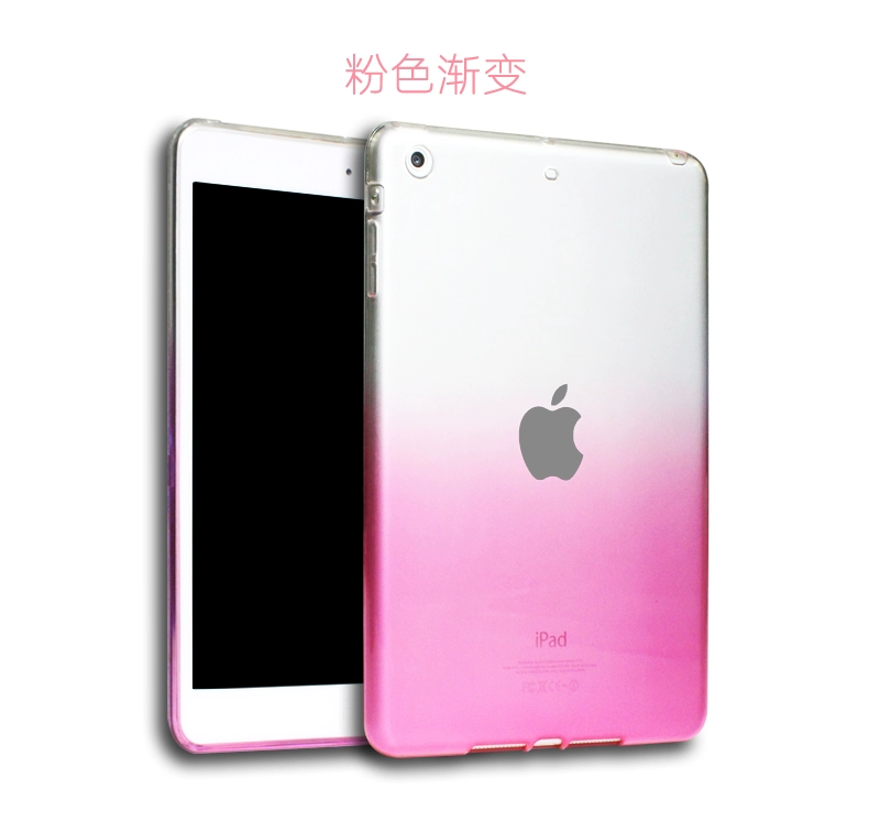 2019 mới iPad air2 bảo vệ 3 vỏ Apple 5 Tablet PC 6 silicone Pro9.7 inch 2018 vỏ mềm mỏng 1 vỏ siêu mỏng sáng tạo a1893 bao gồm tất cả vỏ màu đỏ chống vỡ vỏ silicon - Phụ kiện máy tính bảng