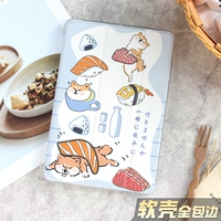 Máy tính bảng iPad6 mới mini4 mini 5 mini Apple Pro11 inch air3 bảo vệ 9,7 silicone 10,5 net đỏ 2019 sáng tạo 1 phim hoạt hình 2 bao gồm ba vỏ mềm - Phụ kiện máy tính bảng bàn phím cho ipad air