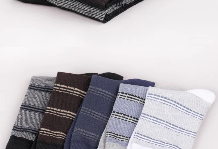 Vớ Nam Cực, vớ cotton nam, vớ ống thông thường, hút ẩm, vớ cotton thoáng khí, 6 đôi