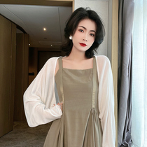 Short shawl summer with skirt ice wire sun knitting sweater thin air-conditioned shirt hanging outer shirt